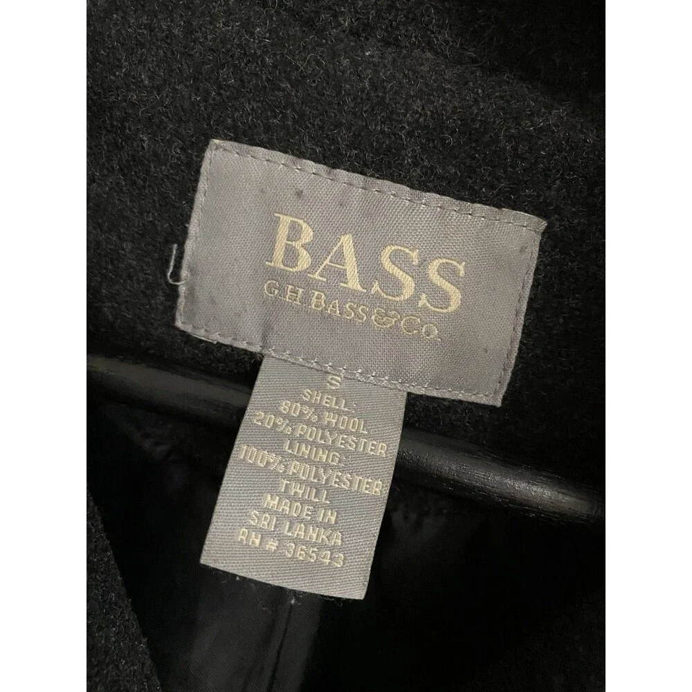 G.H. Bass Co Women’s Gray Wool Medium Length Peacoat S